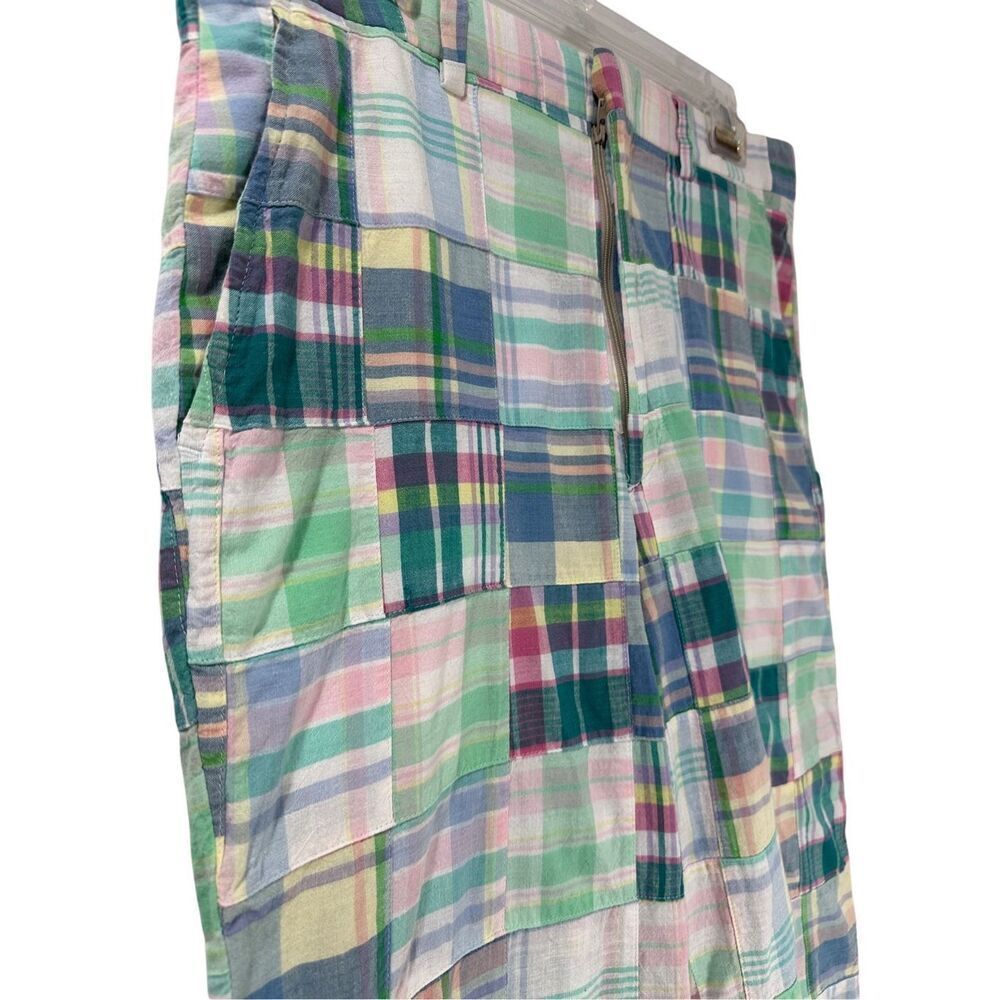 Berle Fugate’s Madras pastel patchwork women’s capris size 32R. #45-1870 - Picture 2 of 7